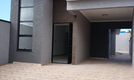CASA NOVA 90M²-   PRONTA PRA MORAR - SOMENTE VENDA em Cidade Nova Peruíbe- Peruibe/SP.