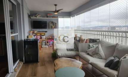 Apartamento pra locação no Liv Barra funda - 3 suítes - varanda gourmet - 3 vagas - 162m².