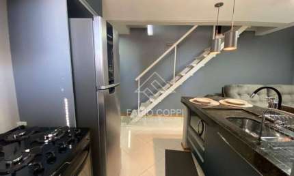 Apartamento Duplex com 1 dormitório à venda, 50 m² por R$ 320.000,00 - Soho Loft Duplex - Bauru/SP