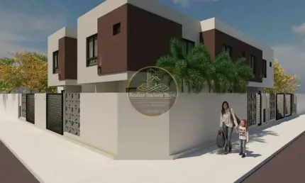 Sobrado com 3 dormitórios de esquina à venda, 97,27 m² por R$ 580.000 - Murta - Itajaí/SC