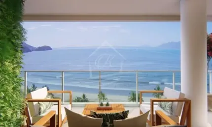 Apartamento para venda frente mar no Indaiá em Caraguatatuba