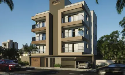 Apartamento no itacolomi - balneário piçarras - sc | exclusivo em balneário piçarras | suíte + 1 dormitório e 2 vagas de garagem!