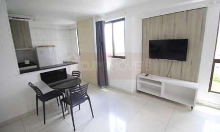 Apartamento de alto padrão com 1 quarto e 1 suíte na Madalena, Recife-PE: 2 salas, 1 vaga de garagem e 45m² de luxo!