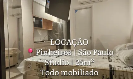 Kitnet / Stúdio para alugar na Rua Alves Guimarães, 287, Pinheiros, São Paulo