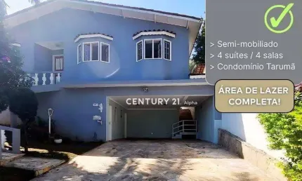 Casa com 4 dormitórios, 265 m² - venda por R$ 1.450.000,00 ou aluguel por R$ 8.615,00/mês - Tarumã - Santana de Parnaíba/SP