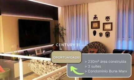 Casa com 3 dormitórios à venda, 230 m² por R$ 3.300.000,00 - Burle Marx Alphaville - Santana de Parnaíba/SP