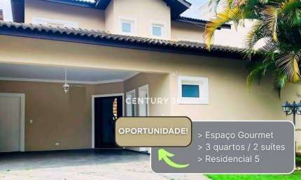 Casa com 4 dormitórios, 290 m² - venda por R$ 2.500.000,00 ou aluguel por R$ 12.000,00/mês - Residencial Cinco (Alphaville) - Santana de Parnaíba/SP