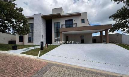 Residência de Alto Padrão com 4 Suítes e Área Gourmet no Mosaico da Aldeia
