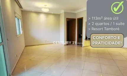 Apartamento com 2 dormitórios para alugar, 113 m² por R$ 8.720,00/mês -  Alphaville - Santana de Parnaíba/SP