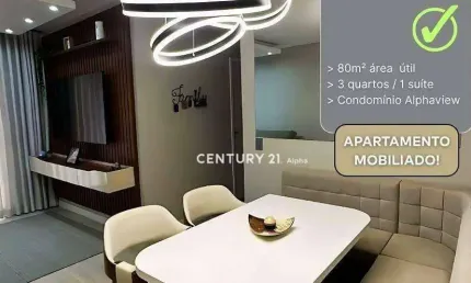 Apartamento com 3 dormitórios à venda, 80 m² por R$ 620.000,00 - Jardim Tupanci - Barueri/SP