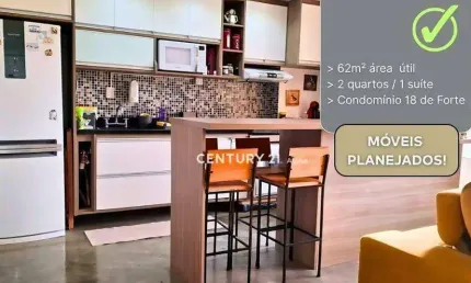 Apartamento com 2 dormitórios à venda, 62 m² por R$ 670.000,00 - Melville Empresarial II - Barueri/SP