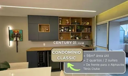 Apartamento com 2 dormitórios à venda, 98 m² por R$ 1.400.000,00 - Alphaville Industrial - Barueri/SP