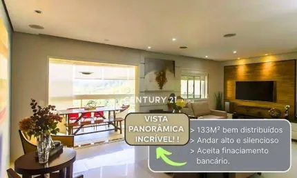 Apartamento com 3 dormitórios à venda, 133 m² por R$ 1.850.000,00 - Tamboré - Barueri/SP