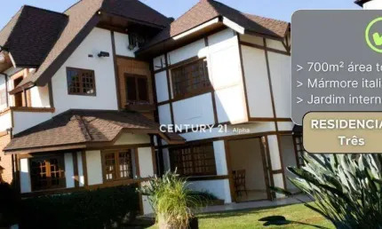 Casa com 4 dormitórios para alugar, 420 m² por R$ 19.037,75/mês - Residencial Tres (Alphaville) - Santana de Parnaíba/SP