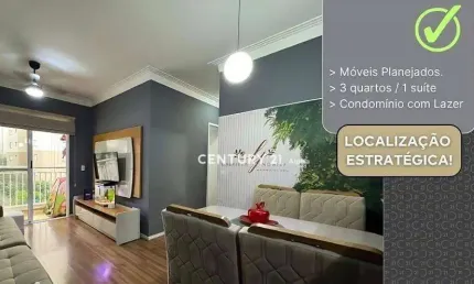 Apartamento a venda com tres dormitorios em Barueri