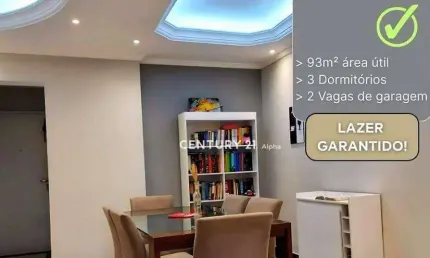 Apartamento com 3 Quartos e Lazer Completo em Av Santo Antonio*