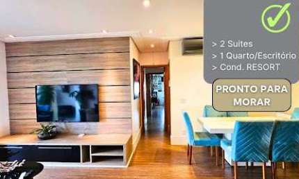 Apartamento com 3 dormitórios para alugar, 113 m² por R$ 9.000,00/mês - Condomínio Resort Tamboré - Santana de Parnaíba/SP