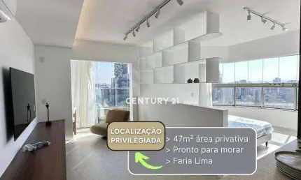 Apartamento com 1 dormitório, 47 m² - venda por r$ 1.500.000,00 ou aluguel por r$ 11.647,32/mês - pinheiros - são paulo/sp