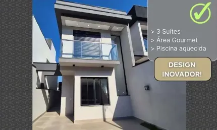 Casa imponente com 3 suítes à venda em villas do jaguari - santana de parnaíba/sp