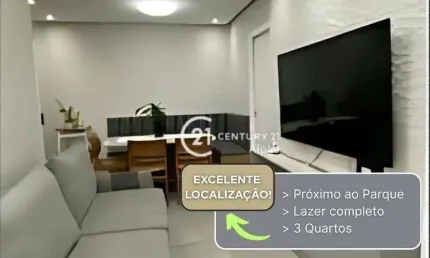 Apartamento com 3 dormitórios à venda, 55 m² por r$ 580.000 - jardim tupanci - barueri/sp