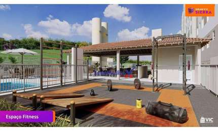Apartamento com 2 dormitórios à venda, 47 m² por R$ 267.451,15 - Borba Gato - Sabará/MG