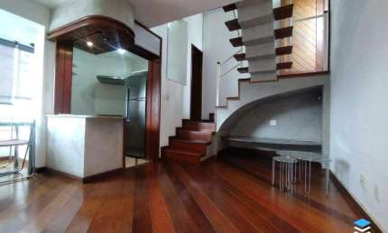 Apartamento 01 quarto duplex mobiliado 01 vaga de garagem Próximo a praça da Assembleia e Diamond