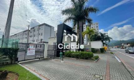 Apartamento com 2 dormitórios para alugar, 40 m² por R$ 1.500,00/mês - Barra do Rio Cerro - Jaraguá do Sul/SC