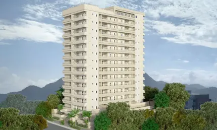 Apartamento 2 dormitórios na Guilhermina, Praia Grande/SP