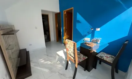 Locação na Aviação – 2 Dorms com Quintal e Churrasqueira | Mobiliado