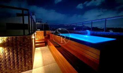 Cobertura  recreio gláucio gil  - 5 quartos com 3 suítes