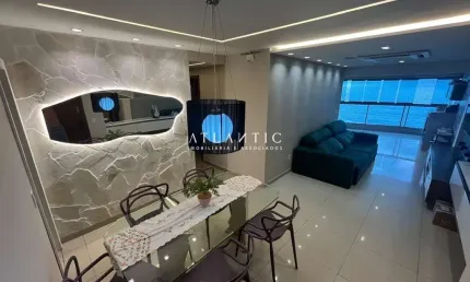 Apartamento montado e decorado com vista panorâmca parra o mar. Praia de Itaparica.