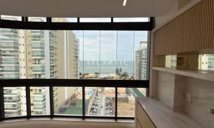Todo decorado, fica tudo! Predio novo 3 Quartos com suite vista mar