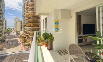 Apartamento com 3 dormitórios à venda, 130 m² - praia da costa - vila velha/es