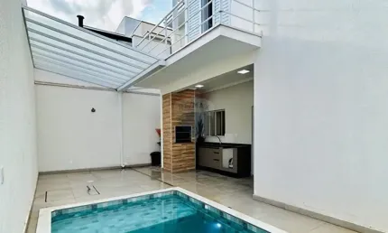 Casa em condominio com piscina no golden park sigma sorocaba sp