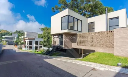 Casa em condomínio fechado com 3 quartos à venda na rua luiz tramontin, 1651, campo comprido, curitiba, 286 m2 por r$ 2.490.000