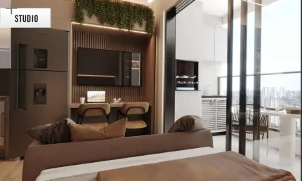 Apartamento com 1 quarto à venda na rua petit carneiro, 121, água verde, curitiba, 30 m2 por r$ 399.000