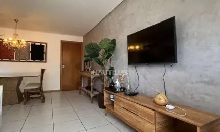 Apartamento à venda com 3/4 sendo 1 suíte e 2 vagas de garagem no tirol.
