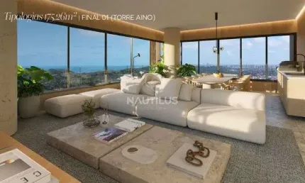 Apartamento à venda com 3/4 sendo 1 suíte master, e 2 vagas de garagem.