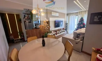 Choice - barra bonita - recreio dos bandeiranres -apartamento 3 quartos, 82m², à venda