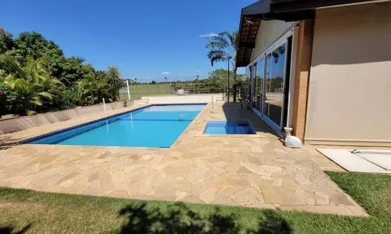 CHÁCARA DE ALTO PADRÃO NO CONDOMÍNIO VILA RICA 1250M DE PURO CONFORTO