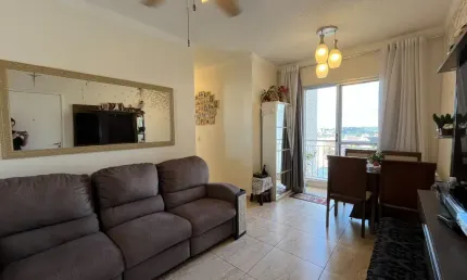 Apartamento com 02 quartos e varanda em americana-sp