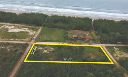 Beira Mar Terreno frente mar 1770 m² Viabildade para condominio p/ predios de 8 andares
