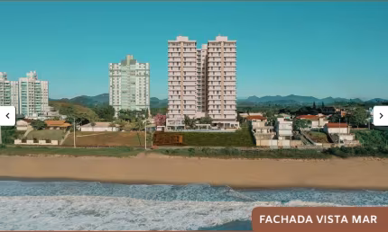 Apartamento frente-mar, novo, home club, em Piçarras. Entrega 09/2025.