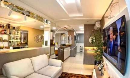 Apartamento com 2 quartos, sendo 1 suíte no Centro - Palhoça - EST