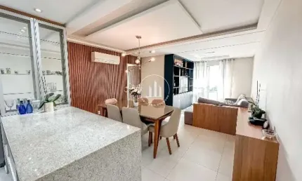 Apartamento 96,80m² com 3 quartos e suíte no canto - est