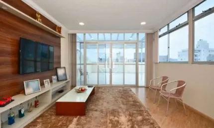Cobertura 162m² com 3 quartos e suíte no balneário do estreito - est