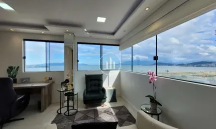 Escritório/sala comercial - andar alto, vista mar campinas - est