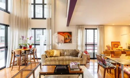 Duplex para venda em Itaim Bibi com 3 quartos, sendo 2 suítes, 173m²