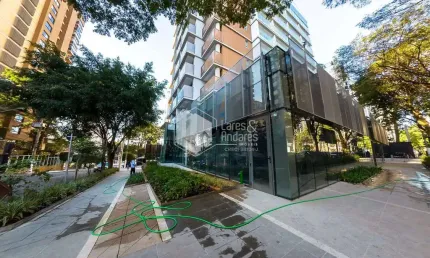Studio à venda, com 27m² com pé direto de 3,00m, rooftop a 79m de altura com vista 360º  fechadura