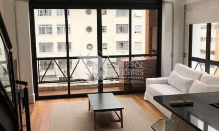 Apartamento tipo para venda e locação com 1 quarto, sendo 1 suíte, 75m²